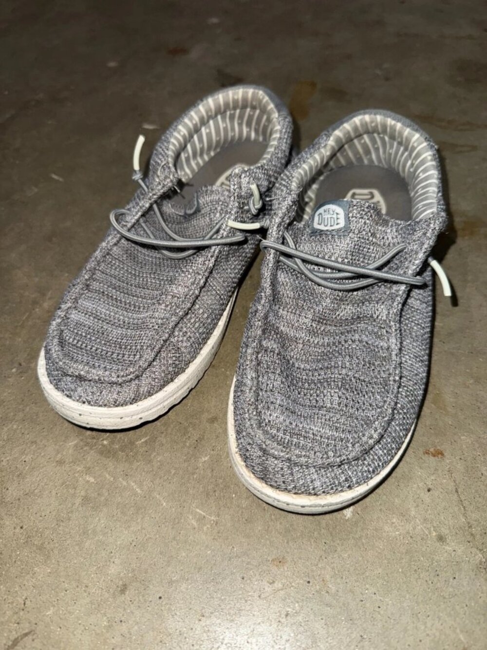 Hey Dudes gray kids 3Y